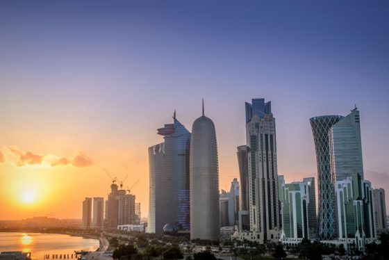 blog easter doha sunset over the skyscrapers of doha city in qatar 2023 11 27 05 00 45 utc